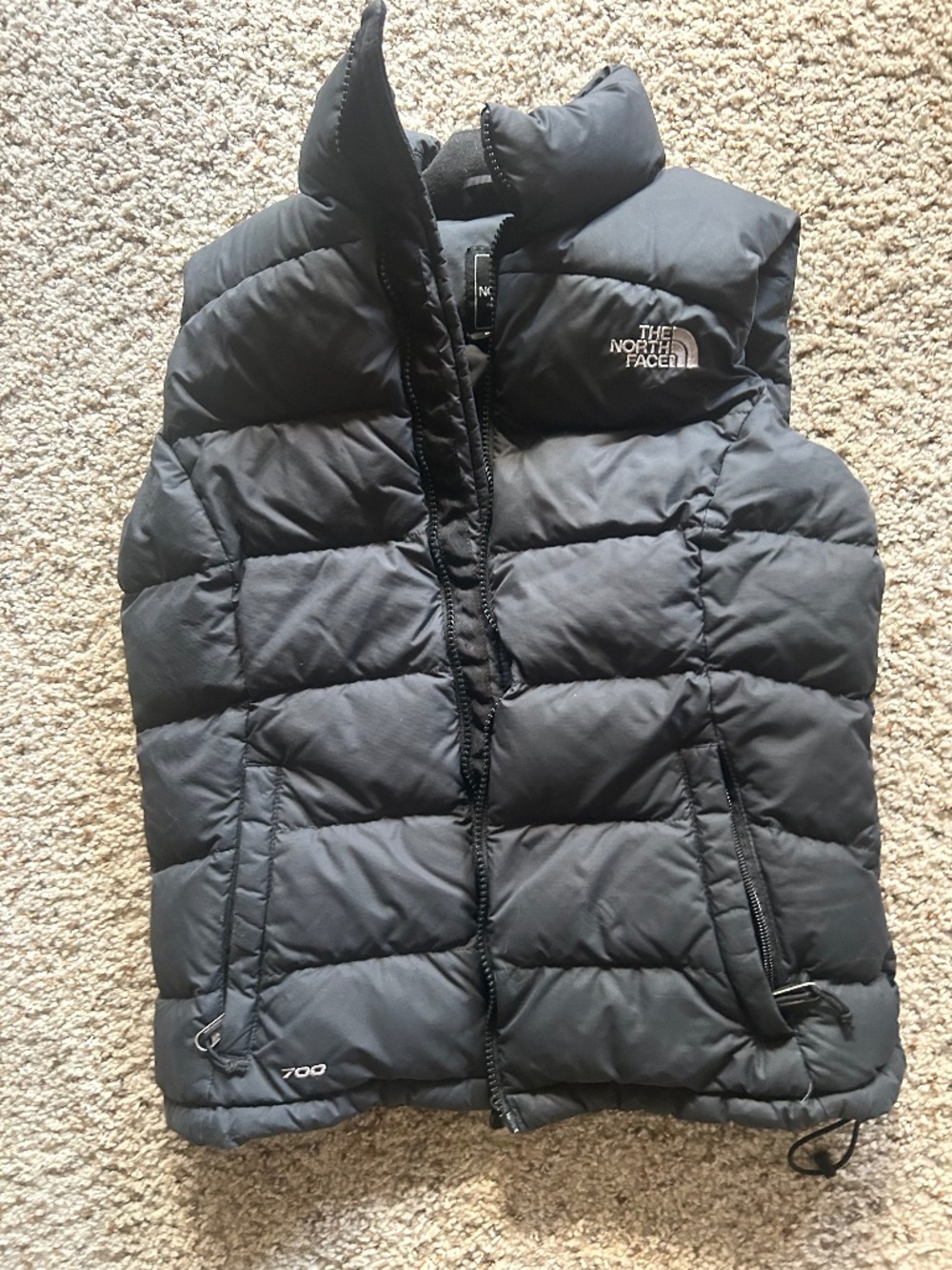 North Face puffy vest size XS